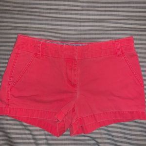 J.Crew Neon Pink Chino Shorts